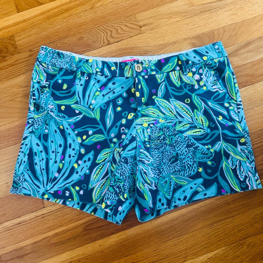Lilly Pulitzer Blue and Green  Shorts